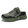 Men's Breathable Rotating Shoelaces Casual Shoes Summer Soft-sole Non-slip Outdoor Hiking Walking Shoes Fashion Joker Flat Shoes
