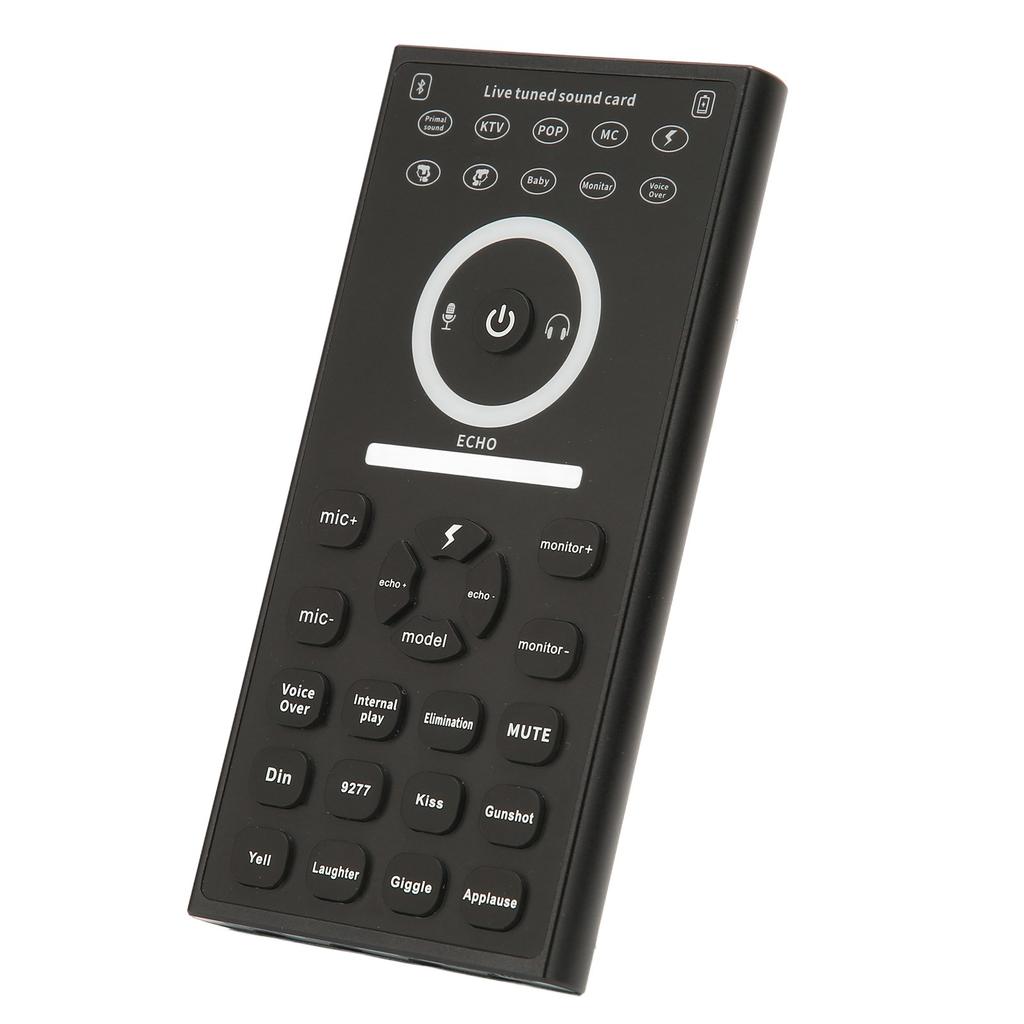 Mini Voice Changer Device Multi Sound Effects Plug and Play Handheld Live Sound Card for Phone PC