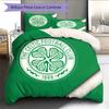 Celtic Football Club  Pattern Bedding Quilt Set  Home Decoration  Gift (1 * duvet cover + 2 * pillowcase  without core)