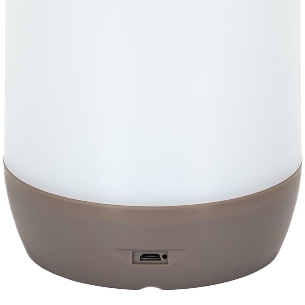 Poire LED gray TOUCHSCREEN LAMP, battery/USB