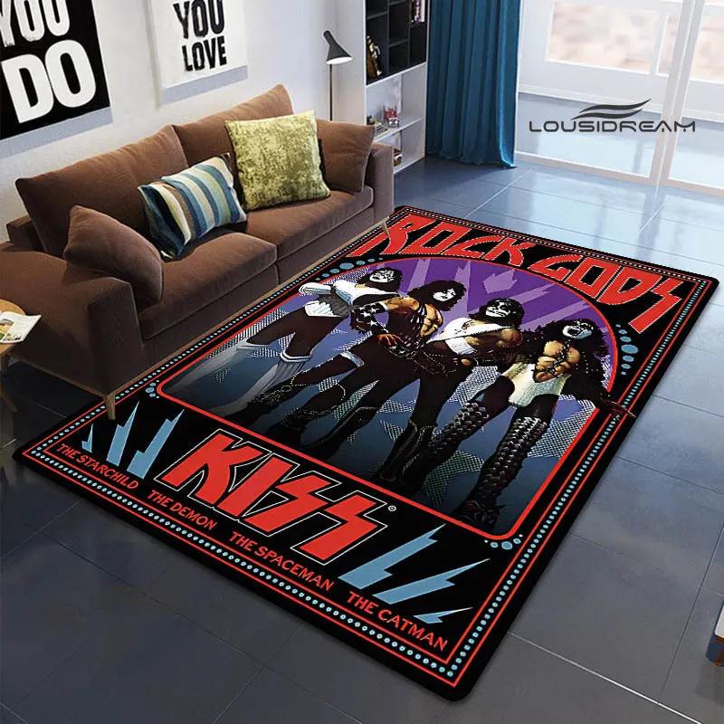 Kussband-Druckteppich, Kinderspielzimmerteppich, Wohnzimmer, Schlafzimmer, rutschfester Teppich, Fotografie-Requisiten, Geburtstagsgeschenk