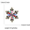 Rhinestone Snowflake Brooches for Women Unisex Christmas Pins Multi-color Available Fashion Jewellery Accessories Gifts