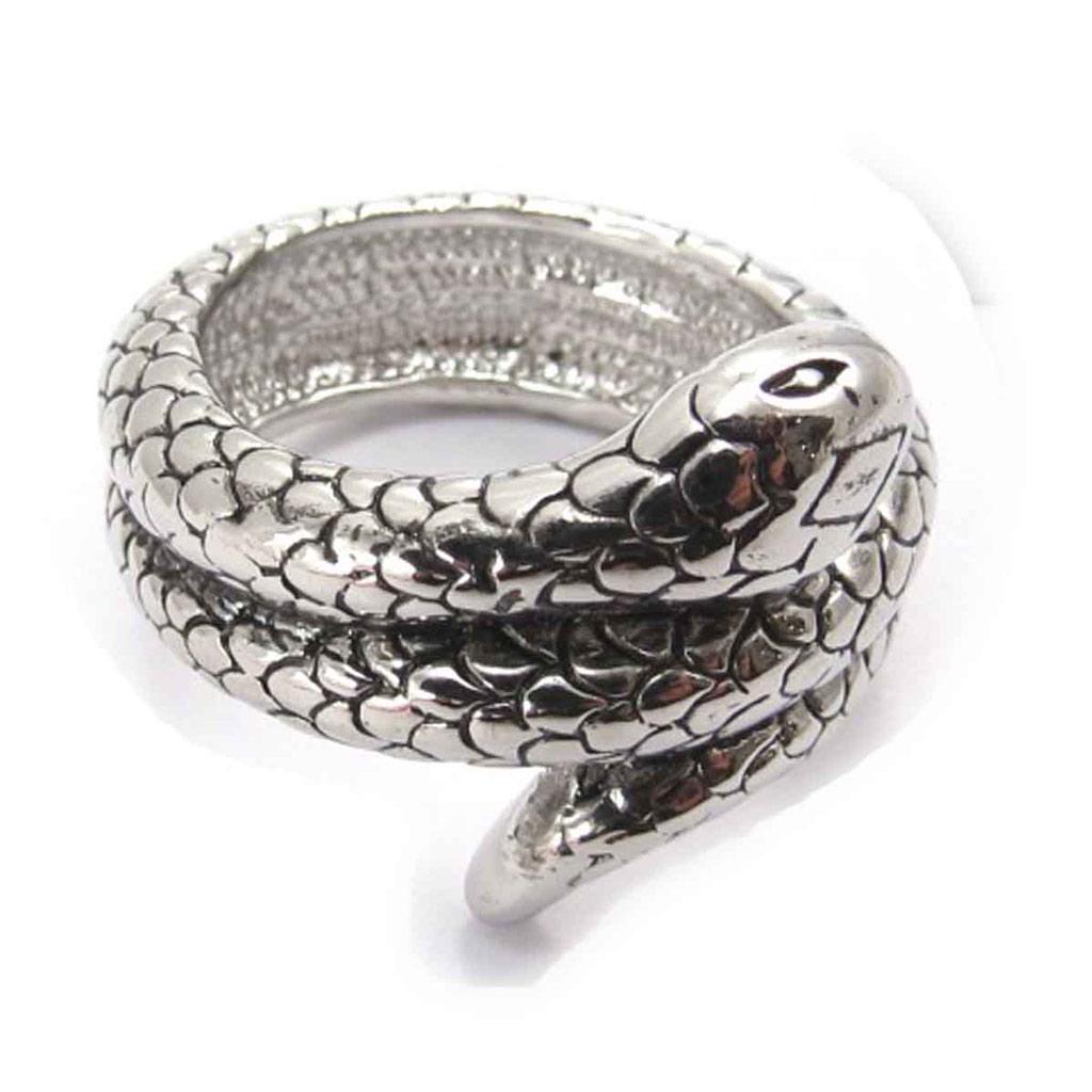 Silberner Designerring „Temptation“.