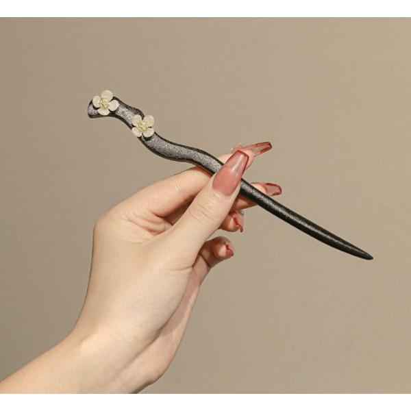 Vintage matu nūja Dabīga Sandalkoka matu sprādze Sievietēm Meitenes Matu Spraudītes Spraudītes Senatnes ķīniešu stila matu aksesuāri Rotaslietas Sievietēm