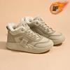 Velvet High-top Little White Shoes for Women's 2025 Winter New Student Board Shoes Ins Korean Version of Warm Casual Cotton Shoes Q250