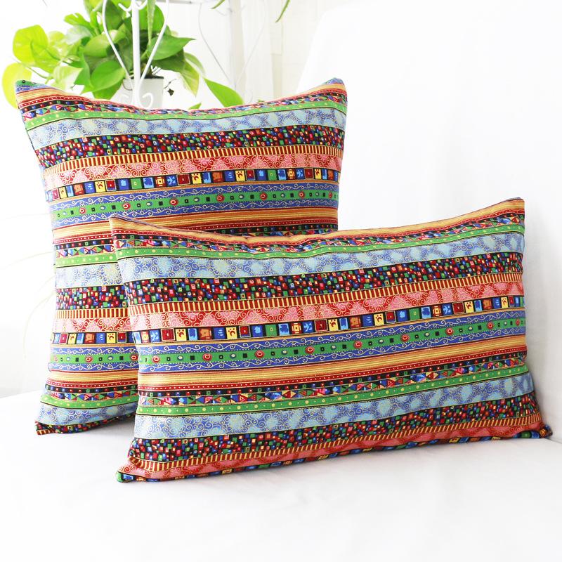 

Этническая богемная декоративная наволочка из хлопка и льна для длинных подушек 45x70cm Pillowcase