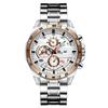 VA VA VOOM Belt Steel Belt Watch, Sports and Leisure Quartz Watch Calendar Men's Watch