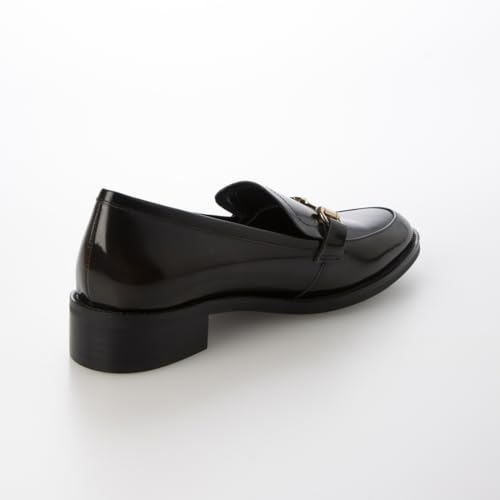 Carino Women's Loafers, CAST42006, Dark Brown, Size 23.0 Cm