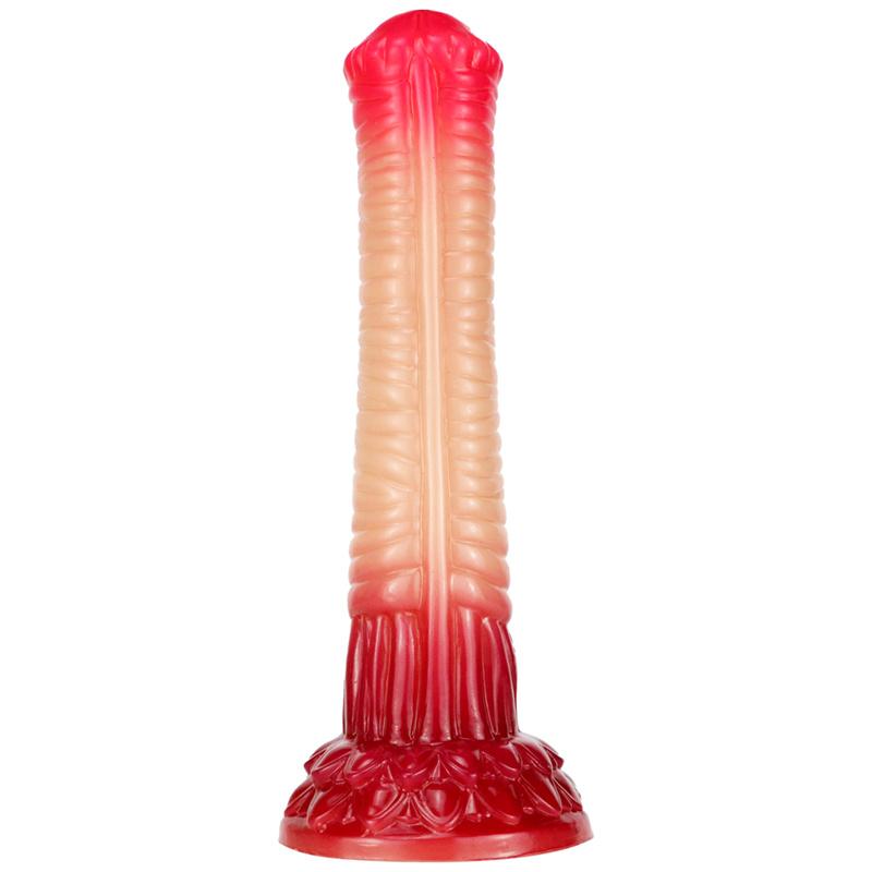 Liquid Silicone Horse Cock Imitation Phallus Thick Animal Dildo Female Backyard Anal Plug Adult Products