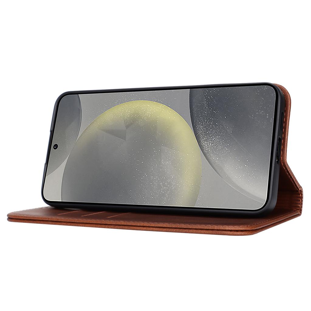 For Samsung Galaxy S24 Wallet Leather Case Magnetic Closing Phone Cover