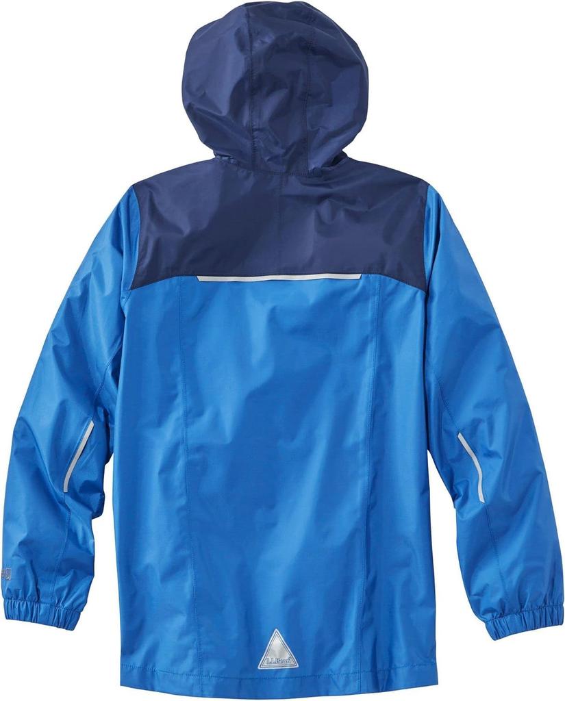 LL Bean Big Trail Model Rain Color Deep Sapphire Size 0UPL528004 Kids' Jacket, Block, Blue, M,