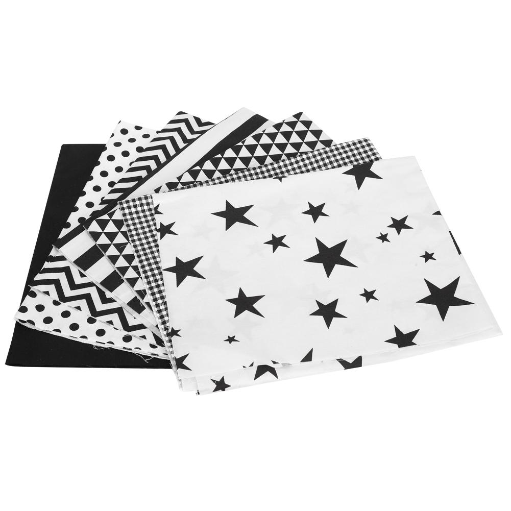 

7 шт. Хлопковая ткань Цветочный DIY Ручная работа Пэчворк Принтованная ткань Шитье Рукоделие 50x40см