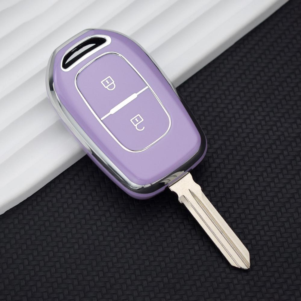 2 Button TPU Car Remote Key Fob Cover for Renault Kwid Traffic Symbol for Dacia Sandero Logan Duster 2016 2017 2018 Case Shell
