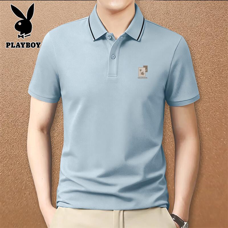 PLAYBOY Men s 2026 Summer Business Casual Polo Shirt M