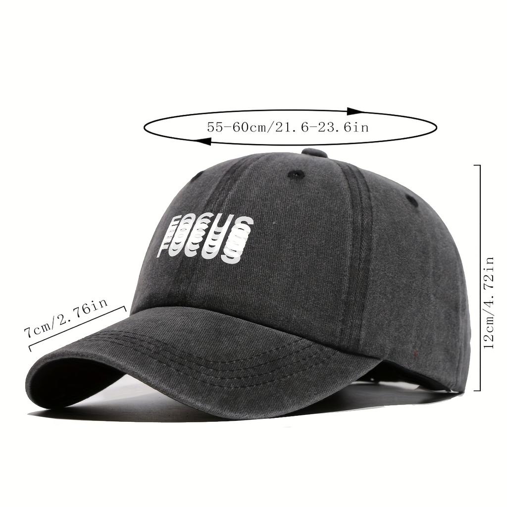 Unisex Classic Baseball Cap Adjusts for Everyday Leisure, Outdoor Sports and Travel
