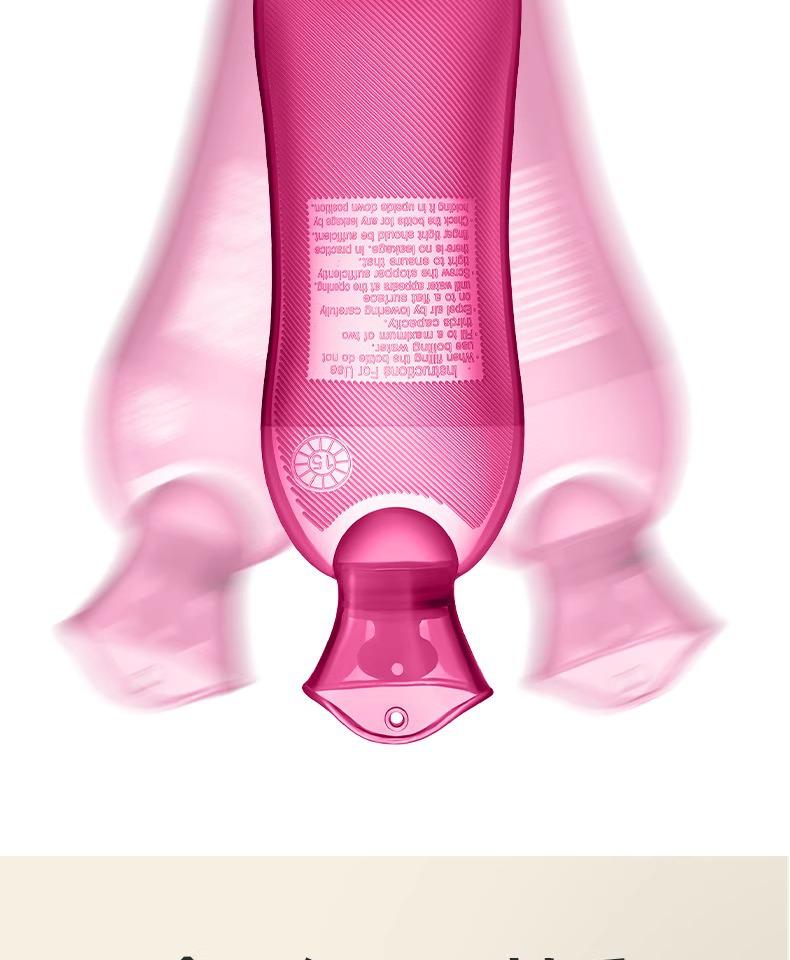 Long PVC Hot Water Bottle Hand Warmer & Massage Bag