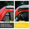 Window Rain Guards Rain Gutter Compatible with 2018-2025 Jeep Wrangler JL 4XE Gladiator JT Accessories Side Window Rainwater Deflectors Rain Groove