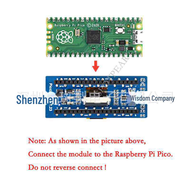 Raspberry Pi Pico 2.23" OLED Display Module, 128x32 Pixels