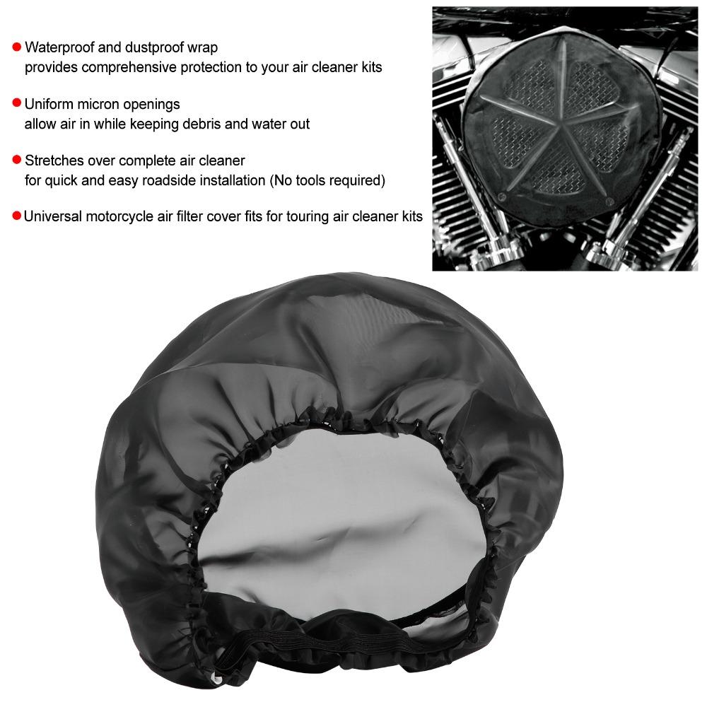 Copertura Universale Pulitore Filtro Aria Copertura Protezione Filtro Aspirazione Nera Protezione Giorni di Pioggia