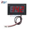 Mini LED Digital Display Voltmeter Detector DC 0-30V / DC 4.5 -30V / AC 70 -500V Voltage Monitor Tester Gauge for Motorcycle Car