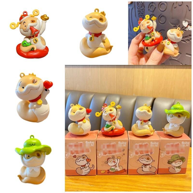 Snake Pvc Spot Model Toy Doll New Year Mascot Desktop Decoration Gift Collection