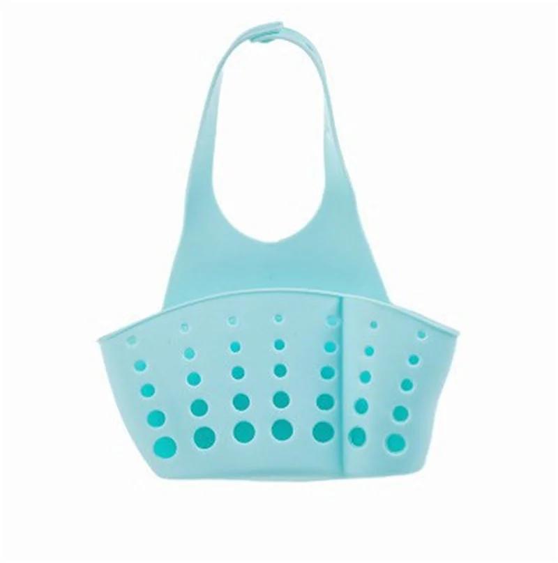 1/2/3pcs Home Storage Drain Basket Kitchen Sink Holder Adjustable Soap Sponge Shlf Hanging Drain Basket Bag Kitchen Accessories