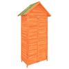 VidaXL Garden Tool Shed Brown 89x52.5x175 Cm Solid Pine Wood 172243