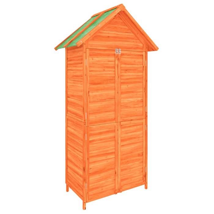 VidaXL Garden Tool Shed Brown 89x52.5x175 Cm Solid Pine Wood 172243
