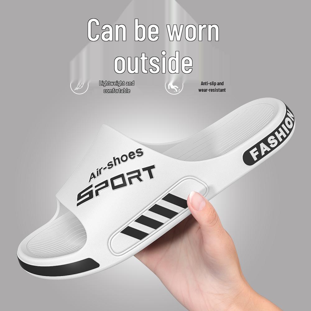 Men's Summer 2025 Non-Slip Slippers: Trendy, Casual Indoor/Outdoor Sports Sandals - Large Cool Sizes
