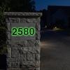 Luminous House Number Stickers Glow in The Dark Stickers, Self-Adhesive Numbers for Adhesive Decals Mailbox Door Wall, Green Emergency Guide