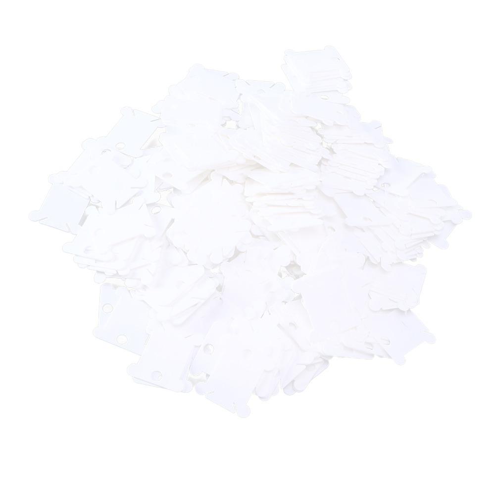 300pcs Sorting Storage Function Thread Organizer White Embroidery Floss Cards  For Cross Stitch