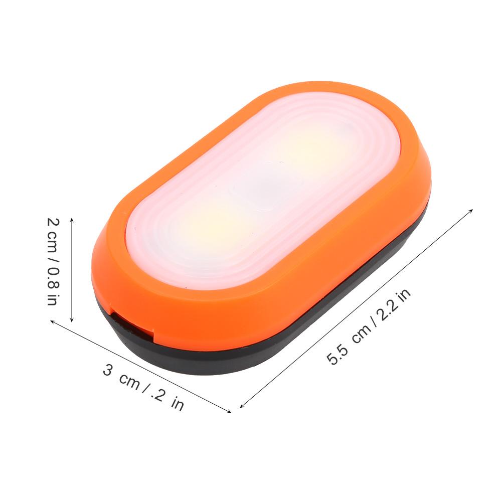 LED Running Lamp, Clip On Water Resistant Light for Night Running Cycling Walking, with 2 Batteries