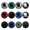 Emblema per Volante Auto in Lega di Alluminio 43/44mm per Skoda Rapid Spaceback Octavia Superb Rapid Fabia Accessori Interni Auto
