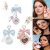 FlowerKnow Lapin Jardin Cupidon Ours Sucré Poudre Visage avec Blush Highlighter Pendentif Longue Tenue Portable Maquillage Décoration
