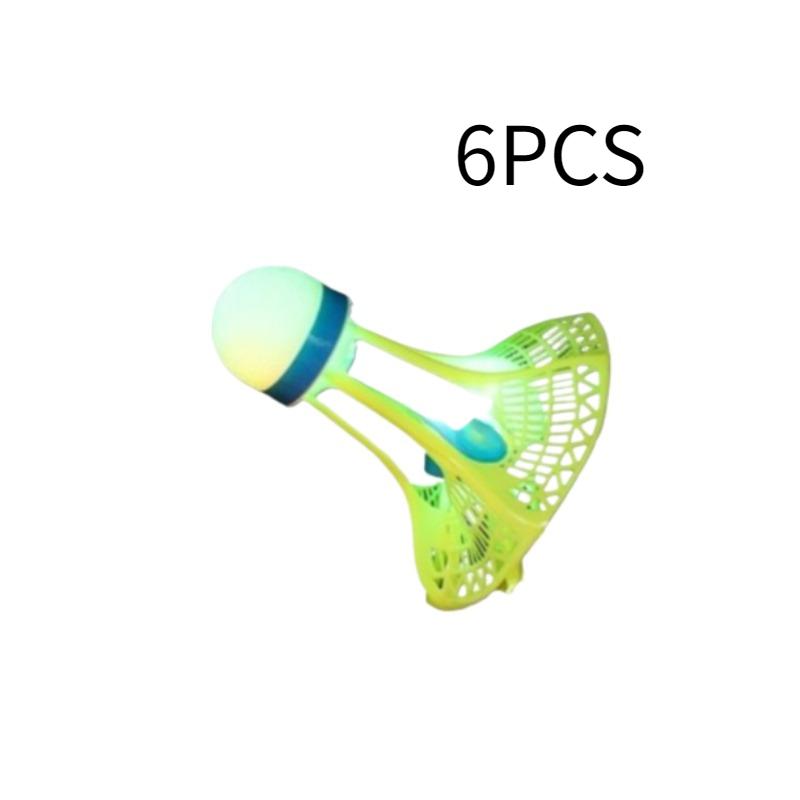 Светящийся Ветрозащитный Светящийся Волан Супер Прочный Уличный Флуоресцентный Яркий Пластиковый Нейлоновый Волан со Светом