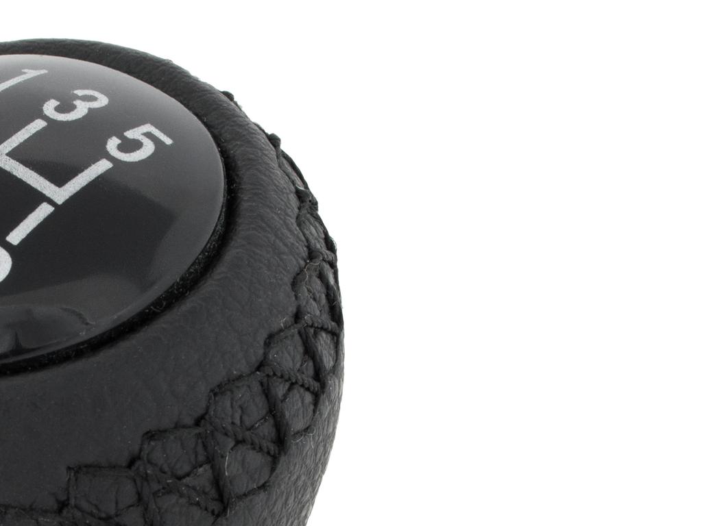Mazda 3 06-12 BLACK LEATHER 5 SPEED Shift Knob