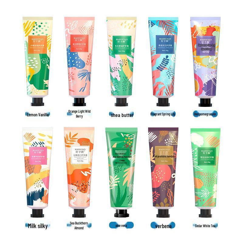 Taşınabilir Nemlendirici El Kremi Seti - Yağsız, Meyve & Çiçek Kokulu