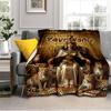 1PC Custom Name Ancient Egyptian Majesty blanket versatile,all-season throw suitable for the living room,bedroom,camping,travel,and gift