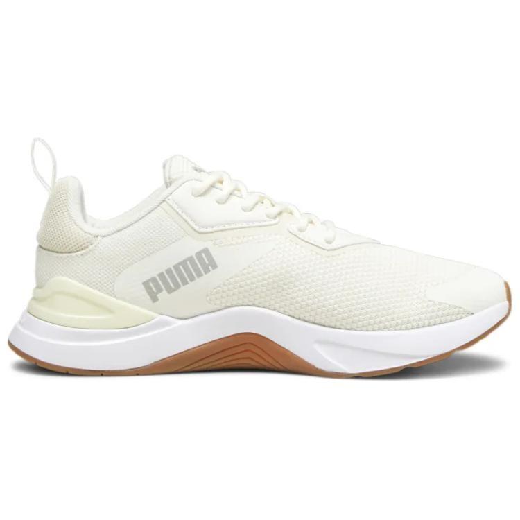 PUMA Infusion Comfortable Cushioning Abrasion Resistant Low top Training Shoes Women's White 378784-02
