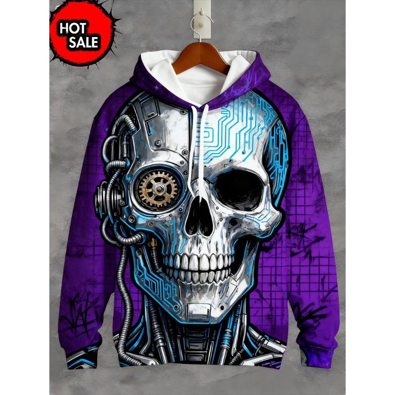 Nieuwe Skeleton Schedel Grafische 3D Print Hoodies Voor Man Oversized Hooded Sweatshirts Harajuku Trainingspakken Pullover Tops Jas Kleding