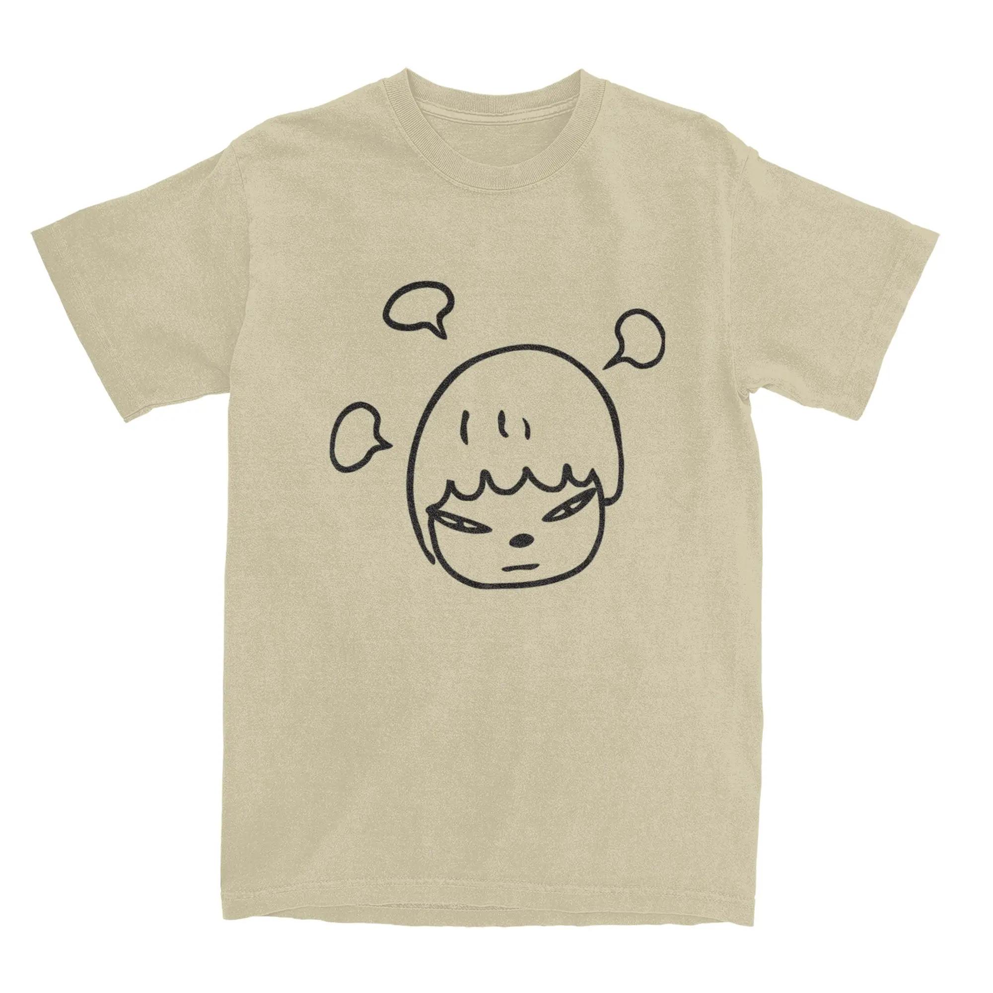 

Yoshitomo Nara We Are Punks T-Shirts Men Vintage Pure Cotton Tees Crewneck Short Sleeve T Shirts Party Tops Fashion Streetwear 4XL