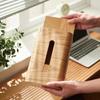 Simple Solid Wood Tissue Box Drawer Design Tissue Organizer Creative Tissue Case  Living Room