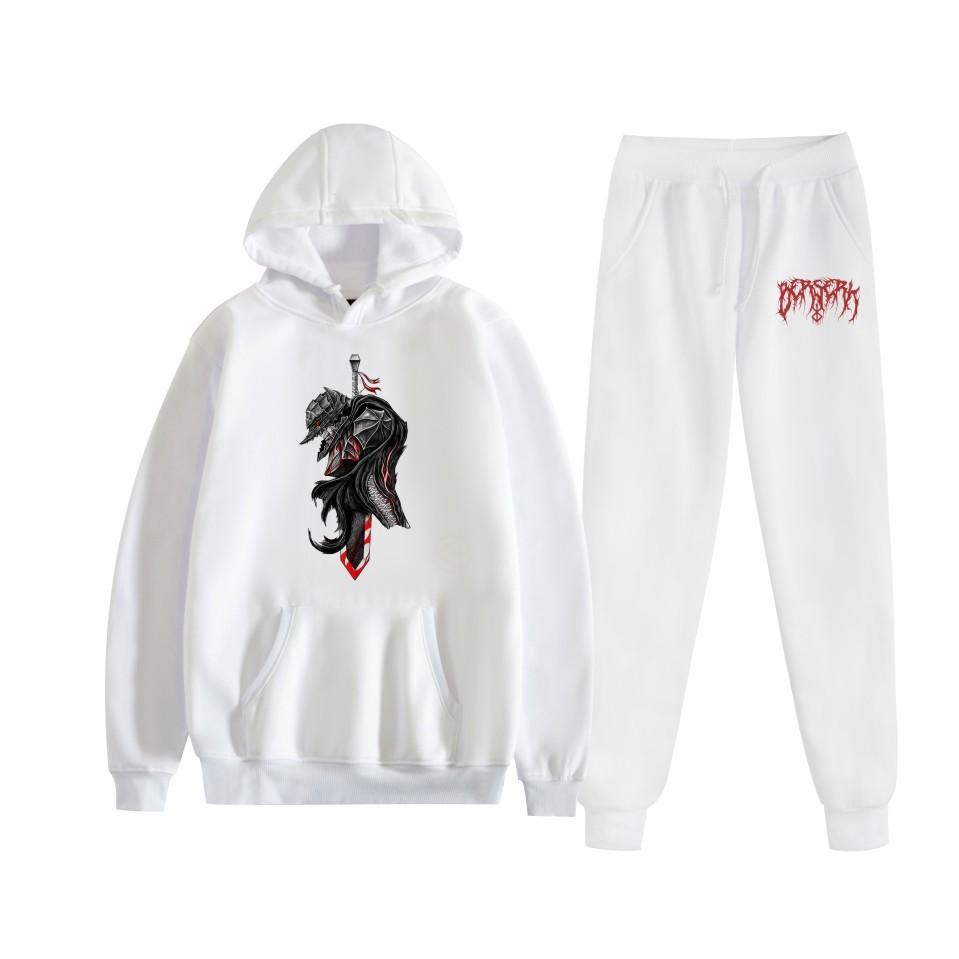 Sword wind legend Berserk new animation fleece loose men's and women's hooded sweater set hoodie