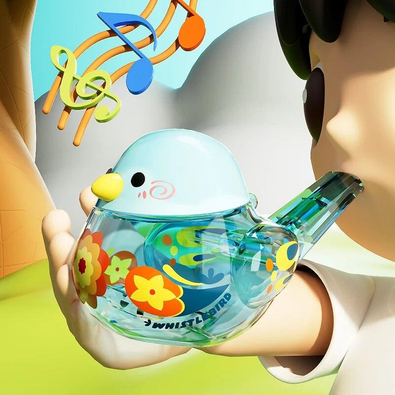 Water Bird Whistle for Infants and Children Toys, Bird's Call for Babies, Can Add Water To Whistle for Training Musical Instrume