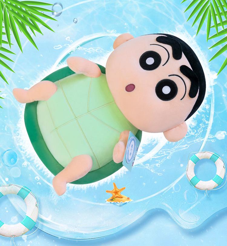 Adorable Crayon Shin-chan Turtle Plush Pillow Toy - Perfect Gift for Kids