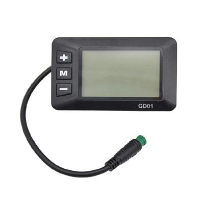 5-Pin Stecker Elektrofahrrad LCD-Display Bedienfeld Elektrisches Display für 22,2 mm Lenker Roller Tachometer Kilometerzähler