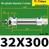 Corrosion Resistant Stainless Steel Pneumatic Cylinder 16-40mm/50-150mm