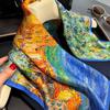 100% Silk Scarf Mulberry Real Silk Scarves for Women Luxury Kerchief Neckerchief High Quality Headband Hijab Hairband Bag Wrap