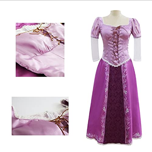 [Housaku Co., Ltd.] Rapunzel Long-Haired Princess Adult Costume Cosplay Halloween Princess Dress Women's (M)