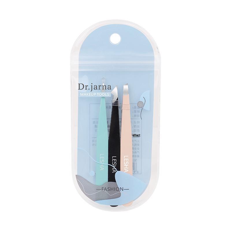 

Tijiana Multifunctional Stainless Steel Eyebrow and Eyelash Tweezers Set, DJ-285.